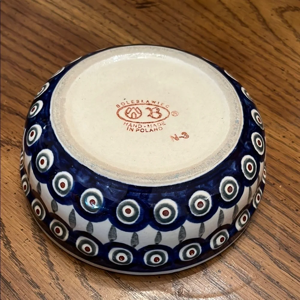 Blue and White Ceramic Bowl‎ and Jar Set